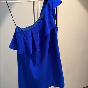 Sugarlips Blue One-Shoulder Dress